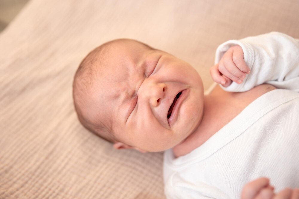 Newborn baby Newborn baby girl crying